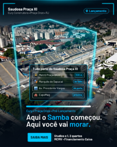 Sury Saudosa Praça Onze no Centro do Rio.